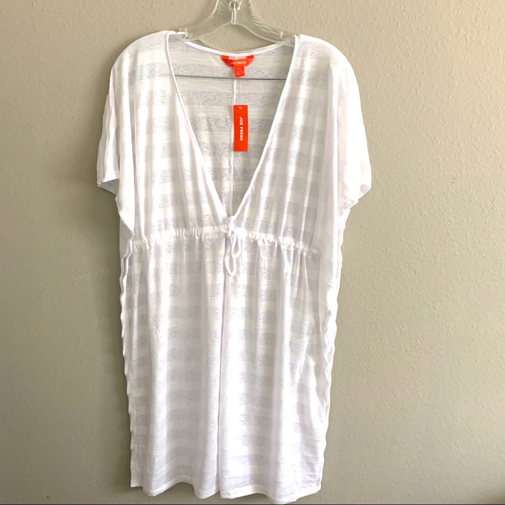 Joe Fresh White Swimsuit Coverup